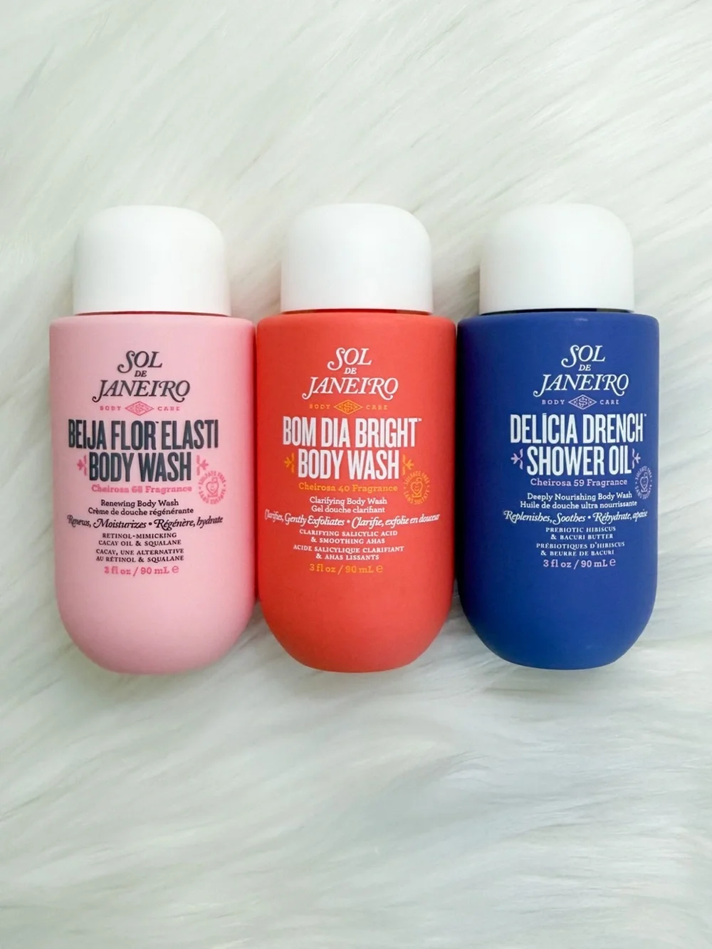 3 Piece Sol de Janeiro Body Wash Mini Bundle